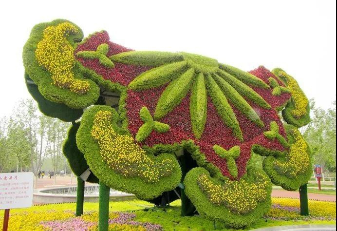 立体花坛造型